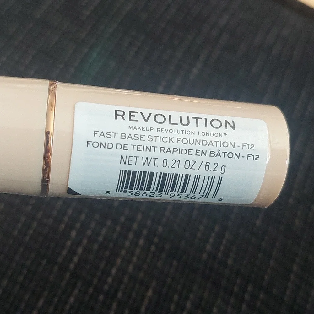 New makeup revolution fast base stick foundation color‎ F12